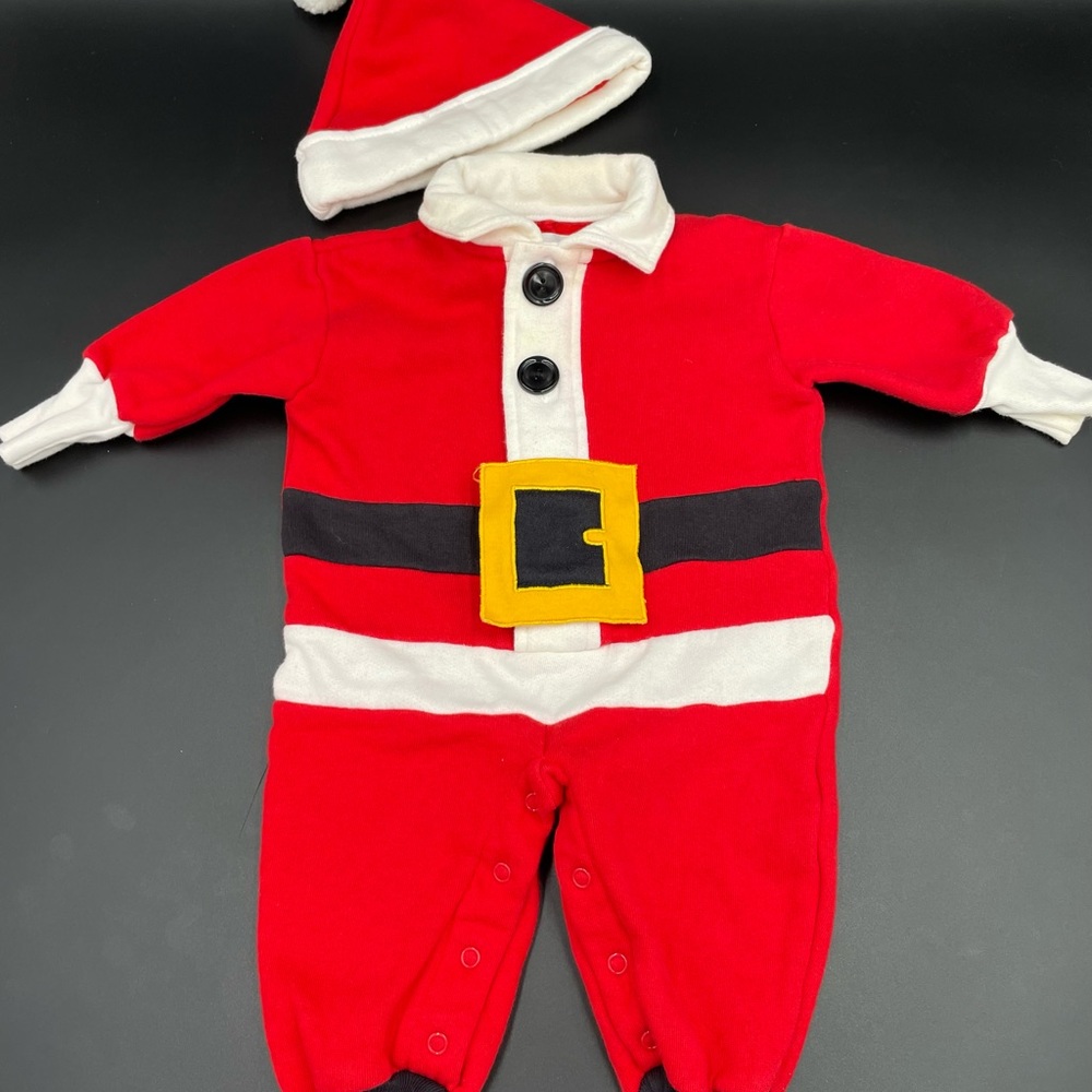 Tiny town 6-9 months unisex Santa complete outfit